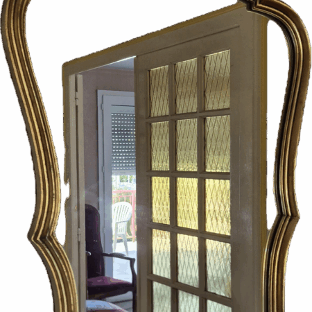 Miroir doré style Louis XV