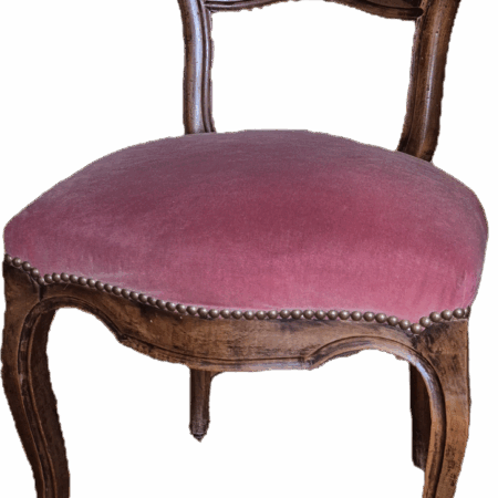 Chaise Louis-Philippe noyer, XIXe