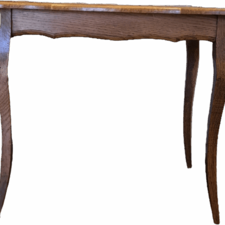Console chêne massif style Louis XV, début XXe