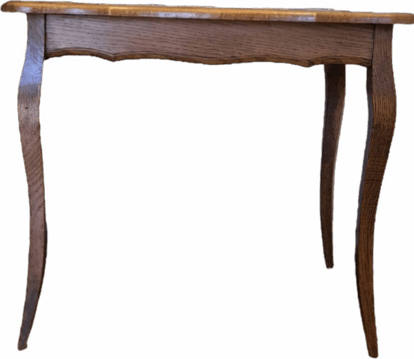 Console chêne massif style Louis XV, début XXe