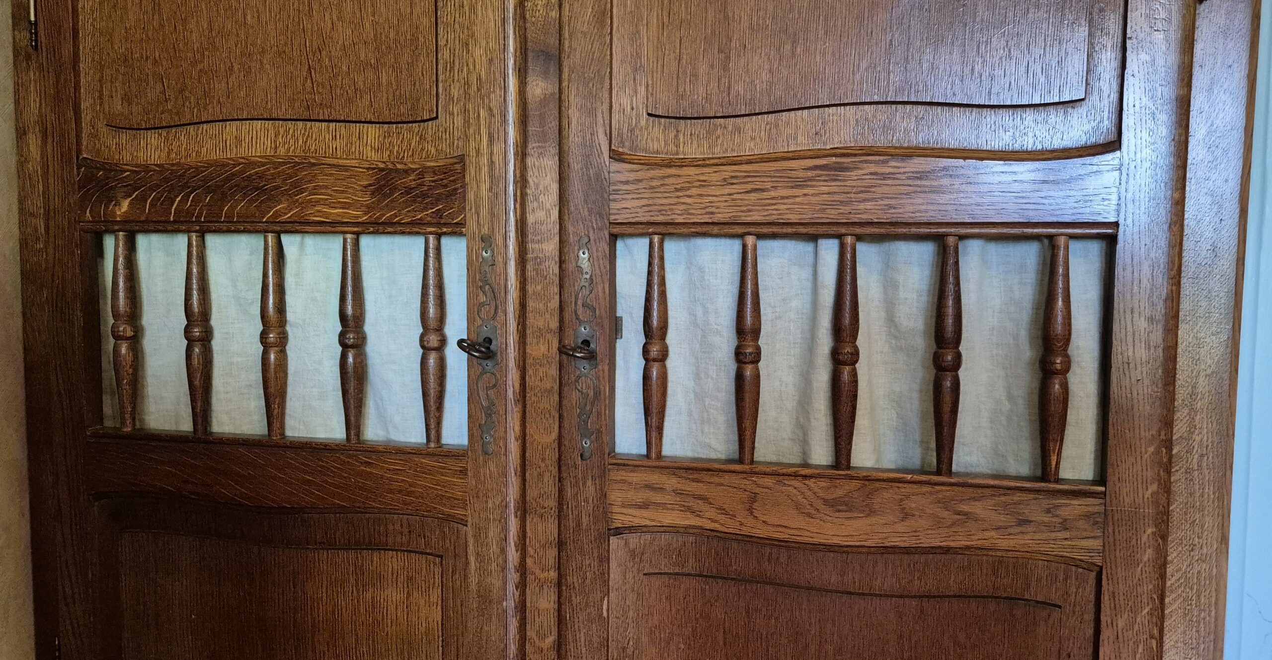 Armoire chêne massif - Style Louis XV rustique - début XXe – Image 3