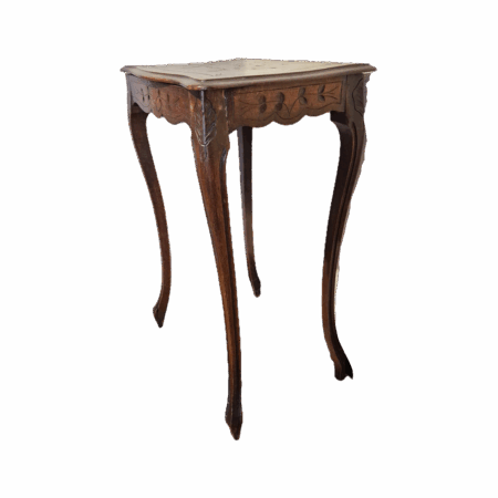 Table d'appoint plateau noyer - style Louis XV - début XXe
